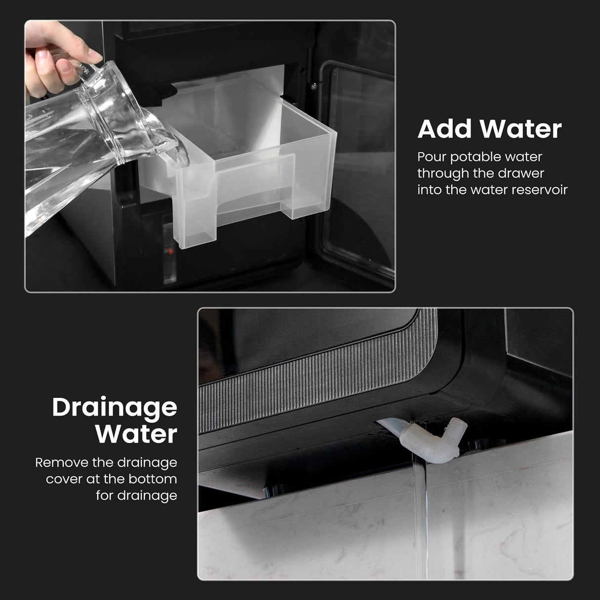 Kismile Clear Square Ice Cubes Maker 58003RIM0